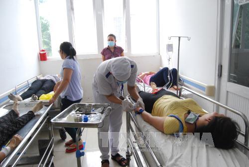 Bệnh nhân được cấp cứu tại bệnh viện.