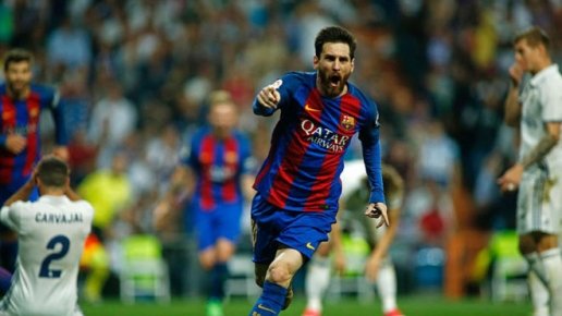  Bàn thắng của Messi giúp Barca giữ lại hi vọng ở La Liga. Ảnh: Marca.