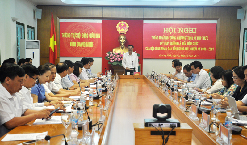 Đồng chí Nguyễn Văn Đọc, Bí thư Tỉnh ủy, Chủ tịch HĐND tỉnh kết luận hội nghị.