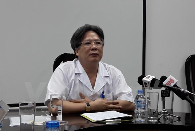 Giáo sư Trần Bình Giang - Giám đốc Bệnh viện Hữu nghị Việt Đức. (Ảnh: PV/Vietnam+)