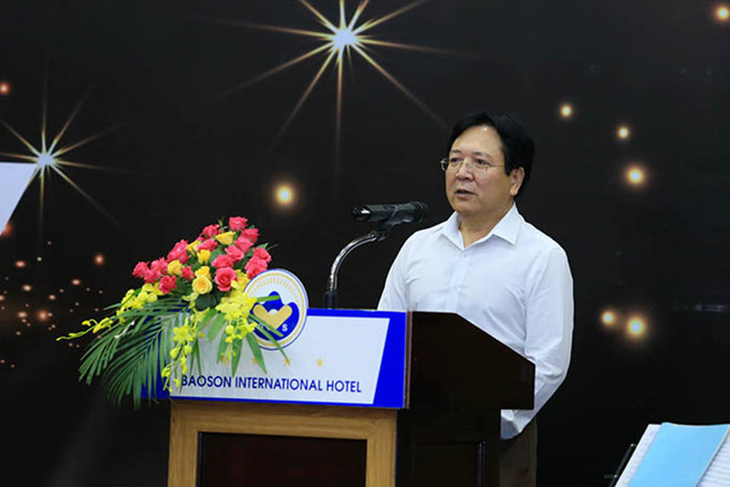 Thứ trưởng Vương Duy Biên phát biểu trong buổi khai mạc