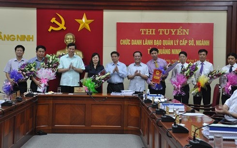 Tỉnh Quảng Ninh tổ chức thi tuyển cán bộ lãnh đạo. (Ảnh: Báo Quảng Ninh)