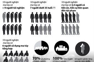 Báo động tình trạng người nghiện ma túy tại Việt Nam