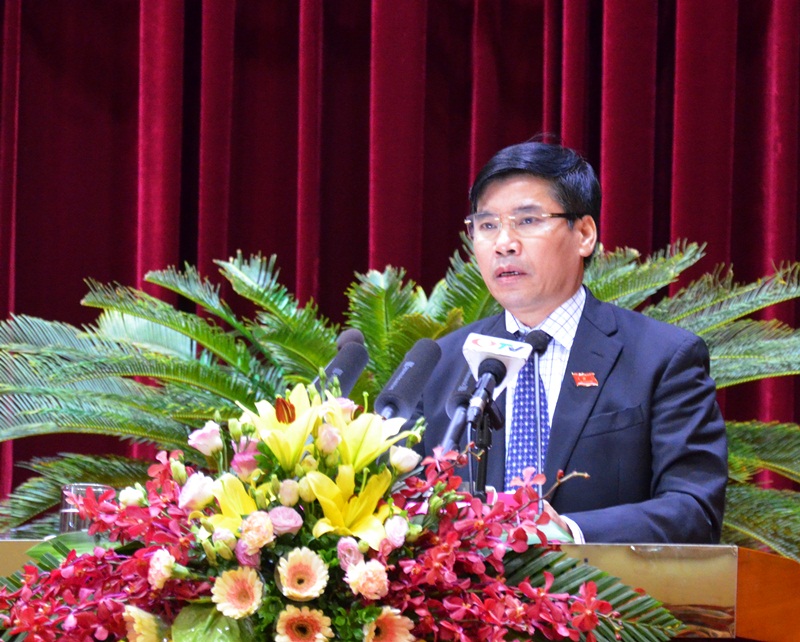 ĐB Trương Công Ngàn phát biểu tại phiên thảo luận.