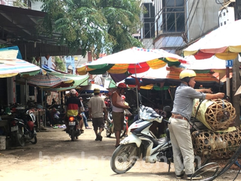 Chợ truyền thống Đồng Đăng, huyện Cao Lộc, Lạng Sơn là nơi buôn bán của khoảng 300 hộ dân. (Ảnh báo Lạng Sơn).