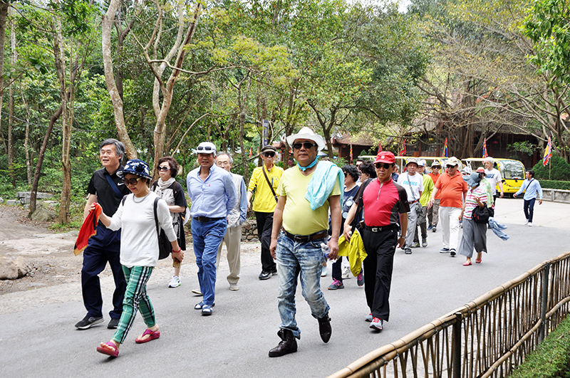 Khu di tích Yên Tử thu hút khá đông khách du lịch Hàn Quốc.