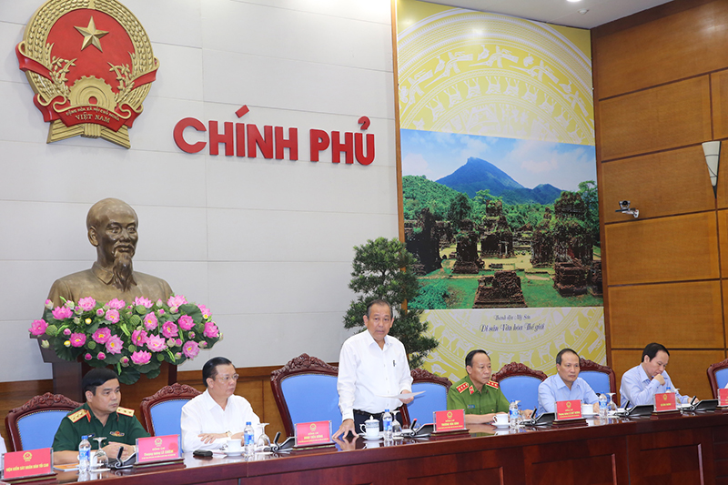 Phó Thủ tướng Thường trực Trương Hòa Bình phát biểu kết luận hội nghị (Ảnh: Báo Xây dựng)
