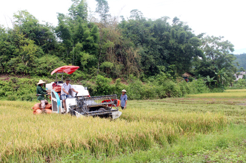 Huyện Bình Liêu tăng cường đưa cơ giới hoá vào sản xuất nông nghiệp.