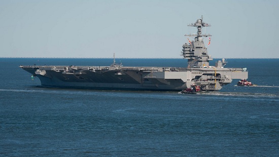 Siêu hàng không mẫu hạm USS Gerald R. Ford trị giá 13 tỷ USD