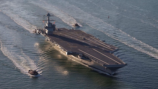 Ông chủ Nhà Trắng còn tự hào gọi USS Gerald R. Ford là "thông điệp nặng 100.000 tấn”