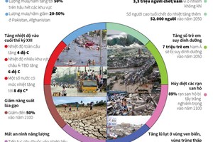 Những thảm họa khí hậu châu Á nguy cơ phải đối mặt