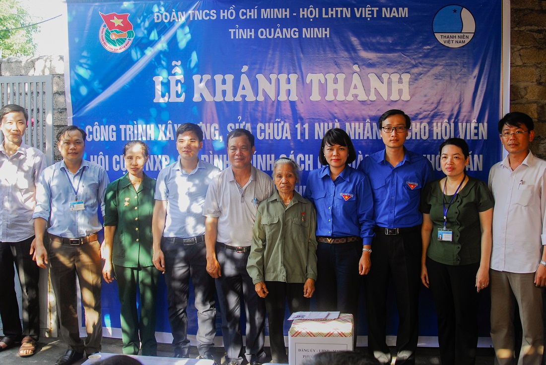 Tỉnh Đoàn, Hội LHTN Việt Nam tỉnh tổ chức Lễ khánh thành công trình xây dựng, sửa chữa 11 nhà nhân ái