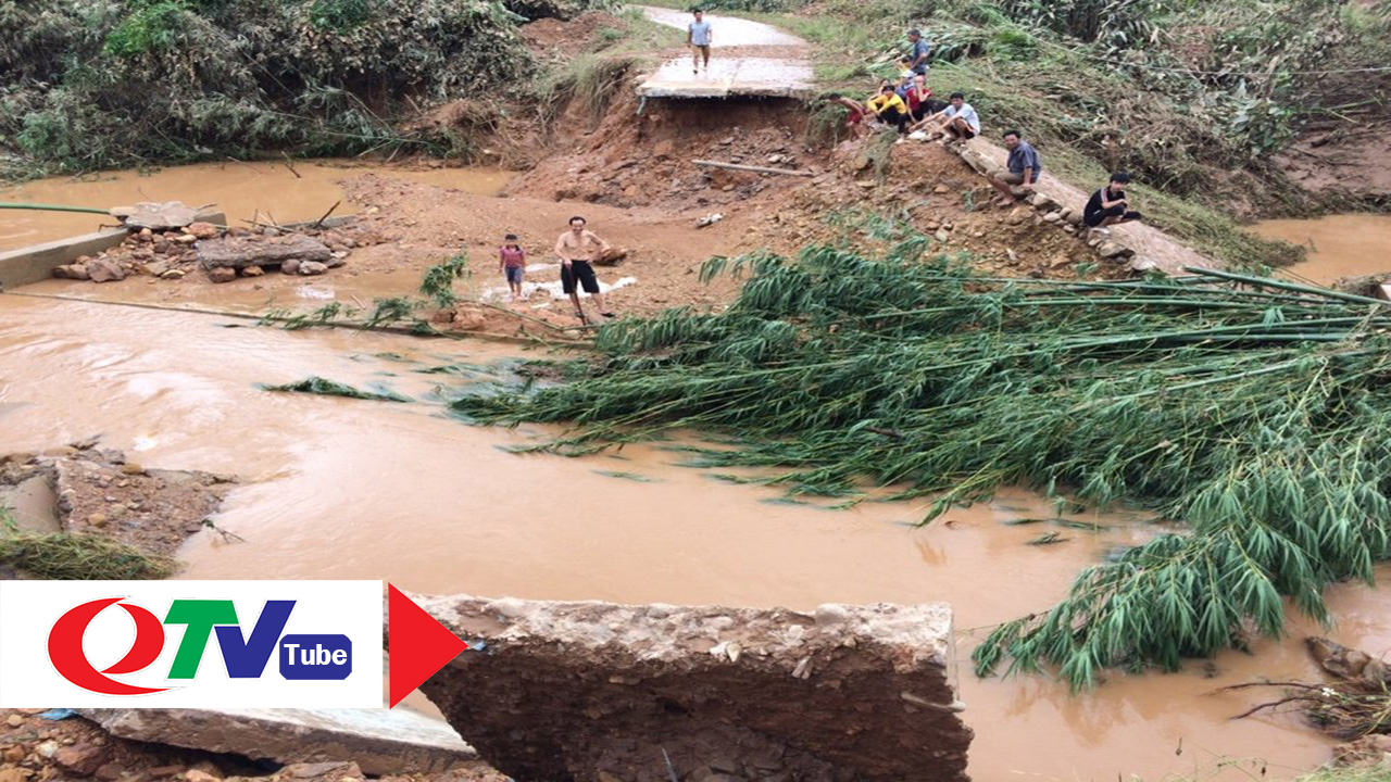 Mưa lớn tiếp tục gây ngập lụt, sạt lở, chia cắt một số tuyến giao thông tại huyện Ba Chẽ