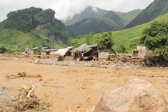 Mưa lũ gây nhiều thiệt hại trên địa bàn tỉnh Sơn La. (Ảnh: baosonla.org.vn)