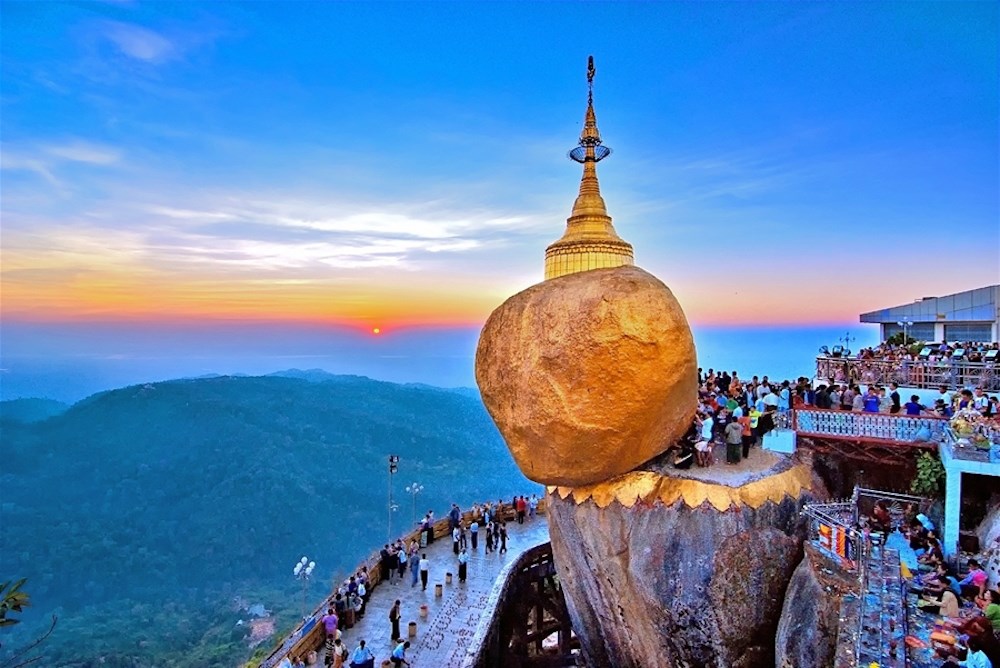 Chùa Đá Vàng (Myanmar). (Nguồn ảnh: BTC)