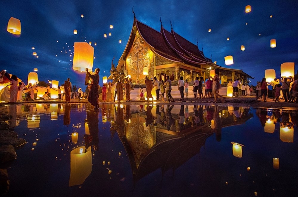 Lễ hội thả đèn trời (Thái Lan). (Nguồn ảnh: BTC)