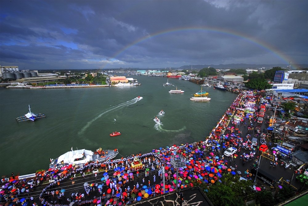 Lễ hội Dinagyang - Diễu hành sông nước (Philippines). (Nguồn ảnh: BTC)
