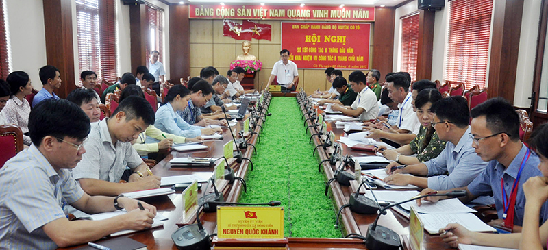 Ban Chấp hành Đảng bộ huyện Cô Tô triển khai nhiệm vụ 6 tháng cuối năm 2017.