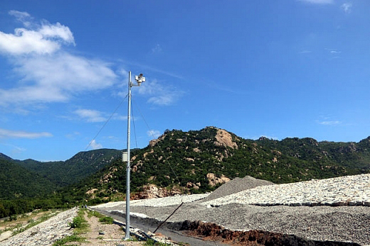 Hệ thống quan trắc môi trường tại khu xử lý tro xỉ của Nhà máy Nhiệt điện Vĩnh Tân 2.
