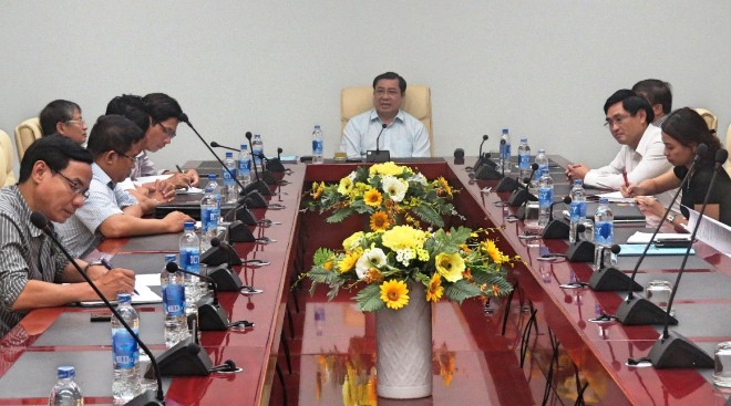 Chủ tịch UBND TP Đà Nẵng Huỳnh Đức Thơ chủ trì cuộc họp về Festival của ITI