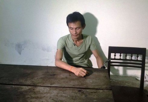 Trần Văn Lượng bị bắt giữ.