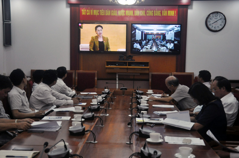 Chủ tịch Quốc hội Nguyễn Thị Kim Ngân phát biểu khai mạc phiên chất vấn