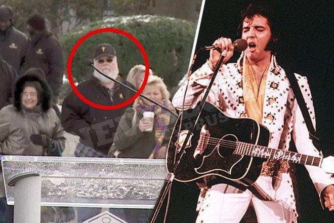 Elvis Presley lúc sinh thời, và bức ảnh gây tranh cãi (năm 2016) về giả thiết ông còn sống