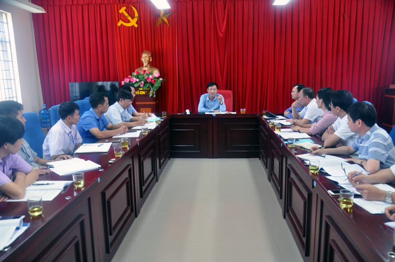 Đồng chí Nguyễn Văn Đọc, Bí thư Tỉnh uỷ, Chủ tịch HĐND tỉnh kết luận buổi làm việc