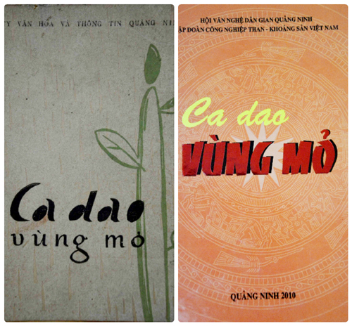 Những cuốn ca dao Vùng mỏ được sưu tầm, xuất bản trong thời gian qua.