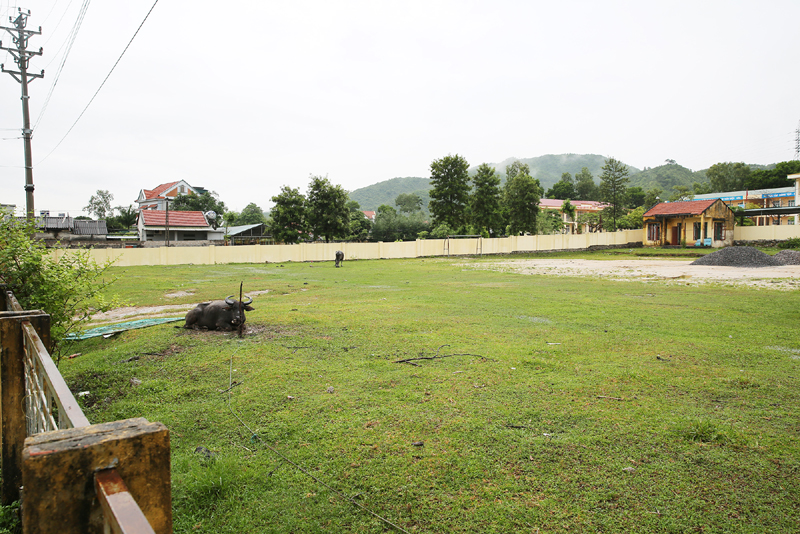 Dự án xây dựng Trung tâm Văn hóa – Thể thao tại xã Hạ Long dù đã có mặt bằng xong chưa triển khai thi công được thiếu thiết kế mẫu