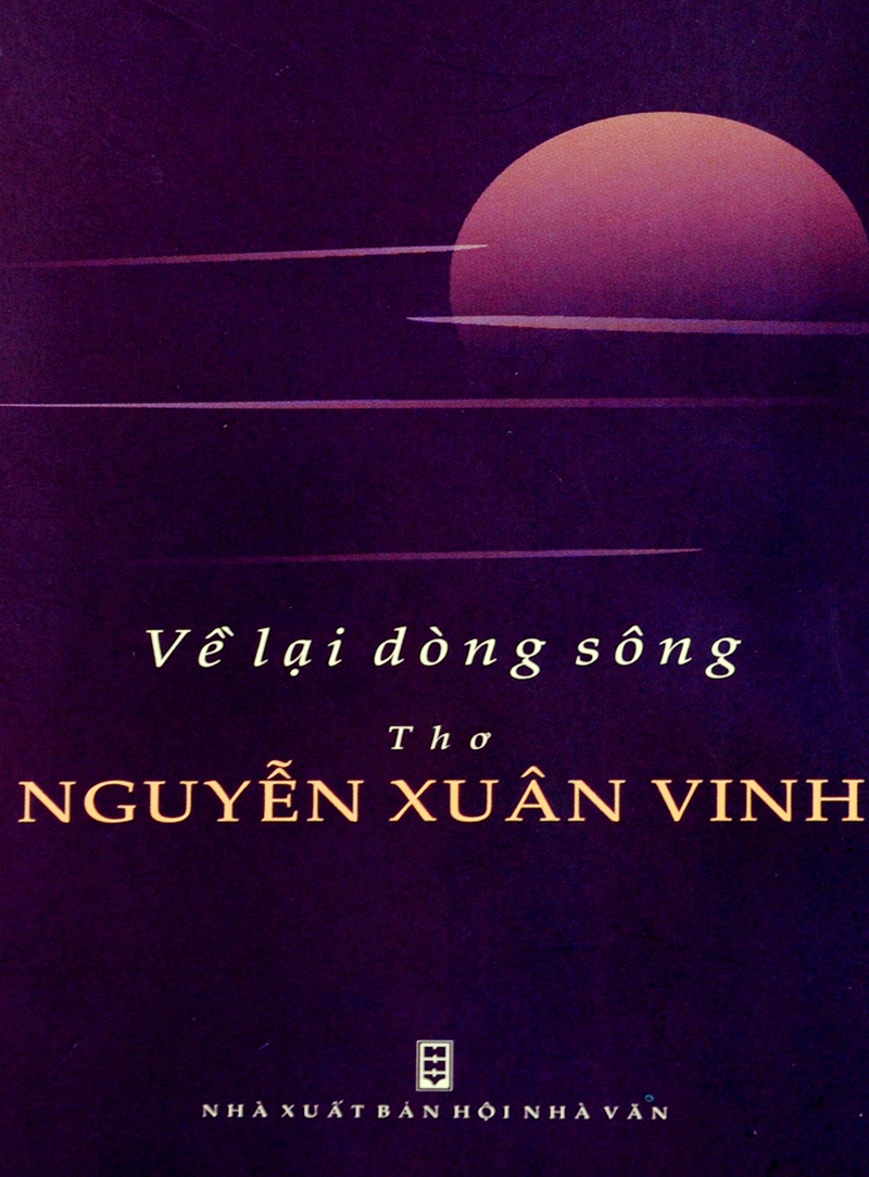 Trang bìa tập thơ của Nguyễn Xuân Vinh