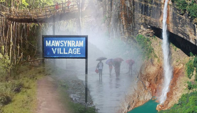 9. Nơi ướt nhất thế giới 15 kỷ lục du lịch thế giới vừa lạ, vừa quen - ảnh 9 Mawsynram tại Meghalaya, Ấn Độ xứng đáng là điểm “ẩm ướt” nhất thế giới với lượng mưa trung bình hàng năm lên tới 11.873mm. “Meghalaya” có nghĩa là miền đất của những đám mây.