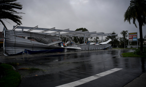 Thiệt hại tại Florida sau bão Irma. Ảnh: Reuters.