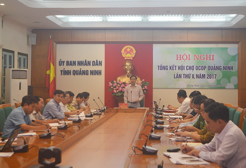 Đồng chí Đặng Huy Hậu, Phó Chủ tịch Thường trực UBND tỉnh kết luận hội nghị