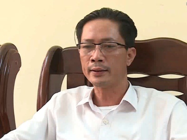Ông Đặng Quang Thông, Trưởng phòng Giáo dục và Đào tạo huyện An Dương. (Ảnh: HT/TTXVN)
