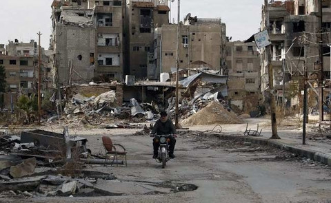 Tỉnh Idlib dần hồi sinh sau một thời gian dài giao tranh ác liệt. Ảnh: AP