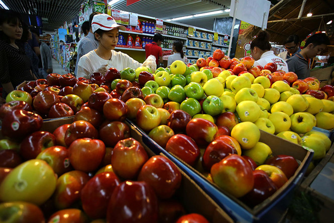 Hoa quả Thái Lan nhập khẩu về Việt Nam ngày càng tăng. Ảnh minh họa