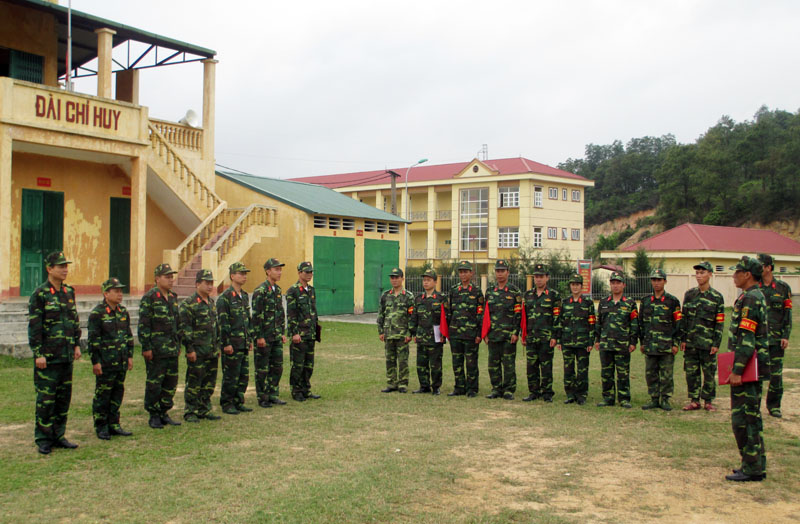 Bộ Tham mưu Quân khu 3 kiểm tra công tác chất lượng giáo dục-đào tạo và xây dựng nền nếp chính quy tại Trường Quân sự tỉnh 