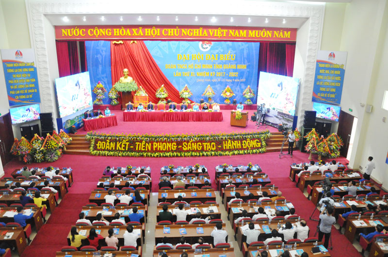 Khai mạc trọng thể Đại hội đại biểu Đoàn TNCS Hồ Chí Minh tỉnh Quảng Ninh lần thứ XI