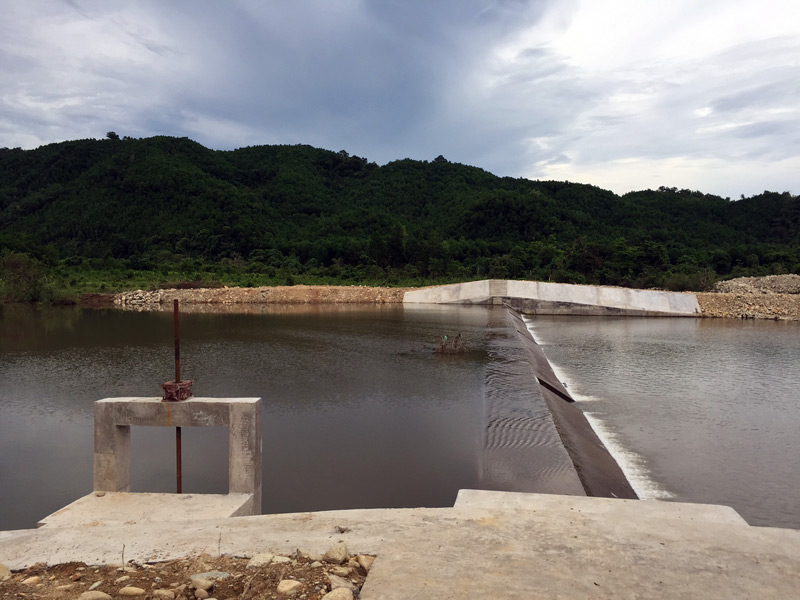 Dự án công trình thi công Đập Tài Chi, xã Quảng Sơn với tổng mức đầu tư hơn 11,4 tỷ đồng đã hoàn thành việc thi công, đảm bảo an toàn trong mùa mưa lũ và đảm bảo nước sản xuất nông nghiệp cho người dân.