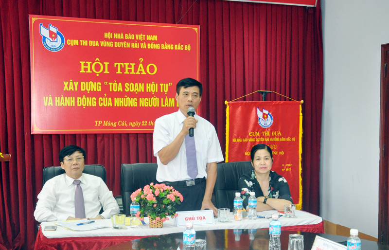 Đồng chí Nguyễn Tiến Mạnh, Chủ tịch Hội nhà báo tỉnh Quảng Ninh, Tổng biên tập Báo Quảng Ninh