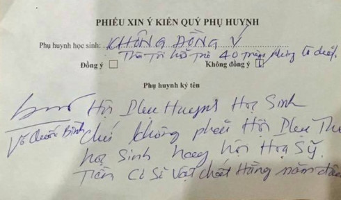 Anh Võ Quốc Bình, một phụ huynh ở TP HCM vừa có đơn gửi Văn phòng Chính phủ kiến nghị giải tán Hội phụ huynh (Ban đại diện cha mẹ học sinh).
