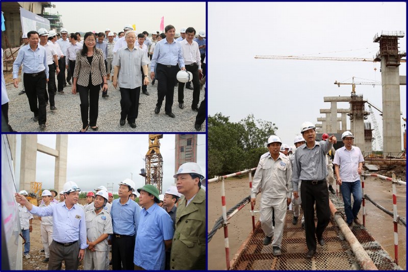 Cầu Bạch Đằng nói riêng và tuyến cao tốc Hạ Long - Hải Phòng được các đồng chí lãnh đạo Đảng, Nhà nước cũng như tỉnh Quảng Ninh rất quan tâm.