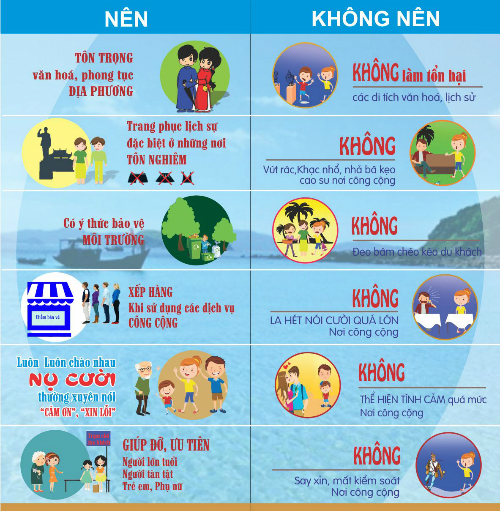 Mẫu tờ rơi dự kiến được phát cho du khách vào quý bốn năm nay. Ảnh: UBND Lý Sơn.