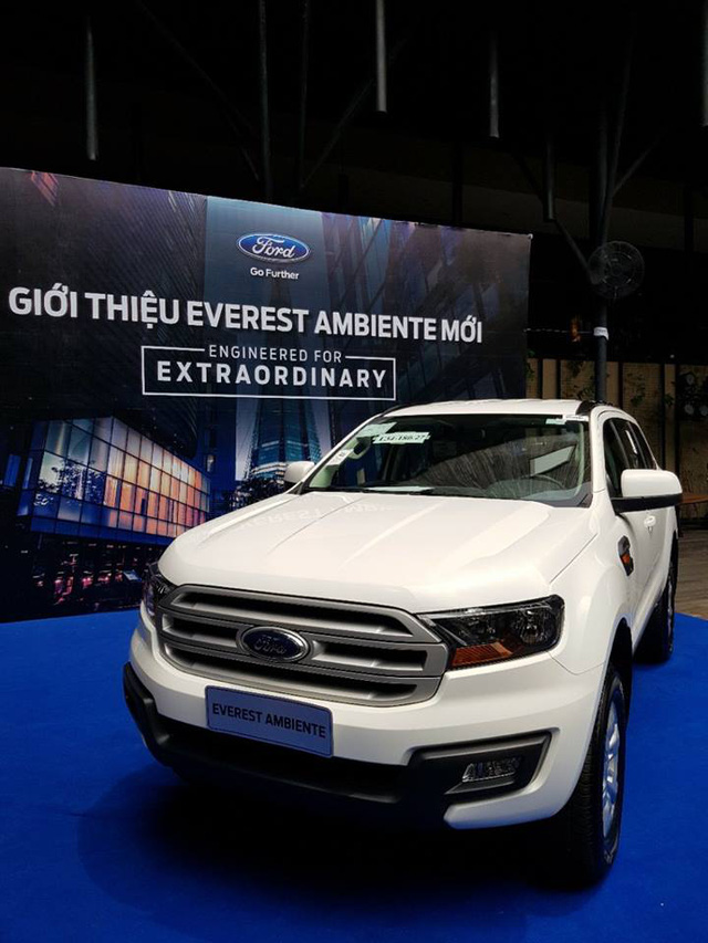 Dự kiến, Ford Việt Nam sẽ ra mắt Everest Ambiente vào giữa quý IV năm nay.