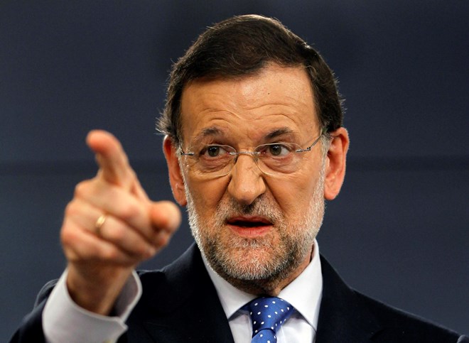 Thủ tướng Tây Ban Nha Mariano Rajoy. (Nguồn: Reuters)
