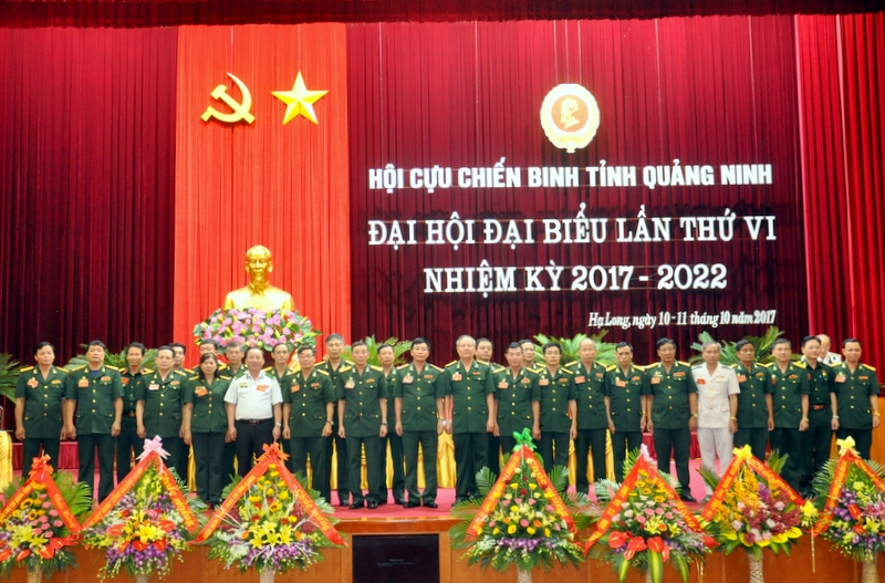 Ban Chấp hành Hội CCB tỉnh Quảng Ninh khóa VI, nhiệm kỳ 2017-2022 ra mắt Đại hội.