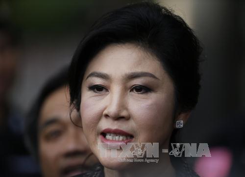 Cựu Thủ tướng Thái Lan Yingluck Shinawatra. Ảnh: EPA/TTXVN