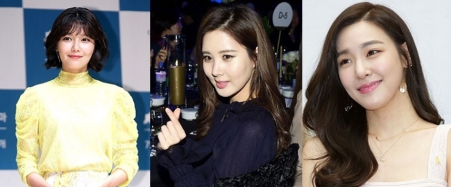 3 thành viên vừa quyết định rời khỏi Girls Generation. Từ trái sang: Sooyoung , Seohyun và Tiffany