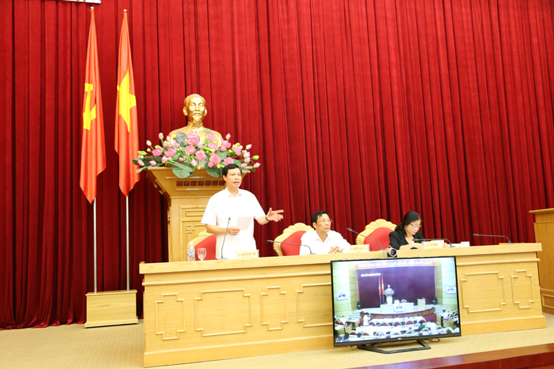 Đồng chí Nguyễn Đức Long, Phó Bí thư Tỉnh uỷ, Chủ tịch UBND tỉnh khẳng định sự thống nhất cao trong quá trình triển khai thực hiện.